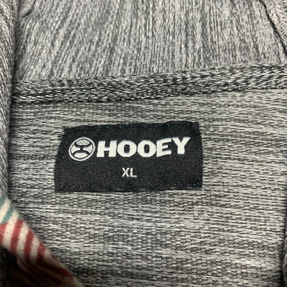 Hooey "Jetty" Multicolor Serape Southwest Aztec Striped Hoodie Men's XL - Picture 6 of 9